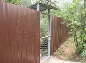 Забор из профлиста Назия