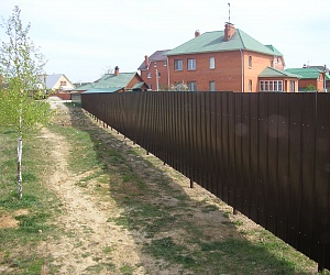 Забор из профлиста Советский