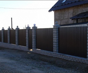 Забор из профлиста Межозёрный