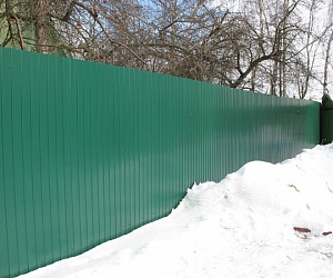 Забор из профлиста Первомайское