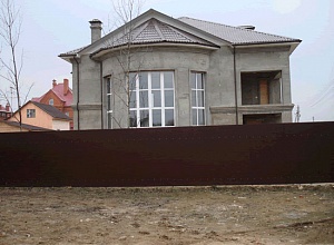 Забор из профлиста Лебяжье