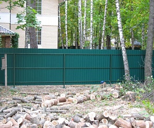 Забор из профлиста Токсово
