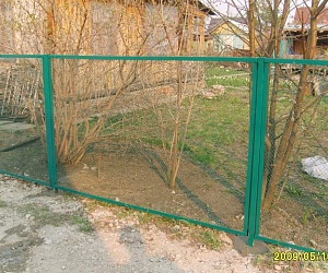 Забор из сетки рабицы Мга