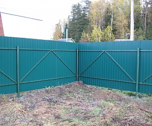 Забор из профнастила Приладожский