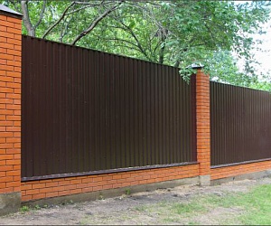 Забор из профнастила Каложицы