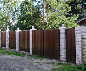 Забор из профнастила Мошкино