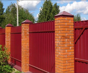 Забор из профнастила Керстово