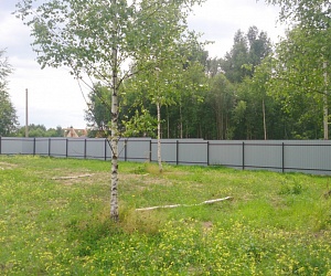 Забор из профлиста Сиверский